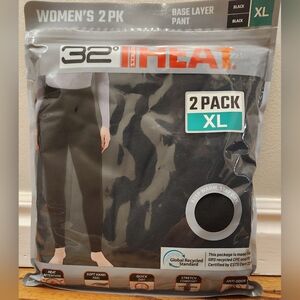 NWT 32 Degrees Women’s Black XL Lightweight Baselayer Legging